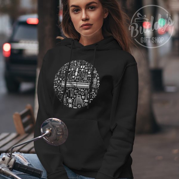Unisex duks kapuljača hoodie sa tuzlanskim simbolima